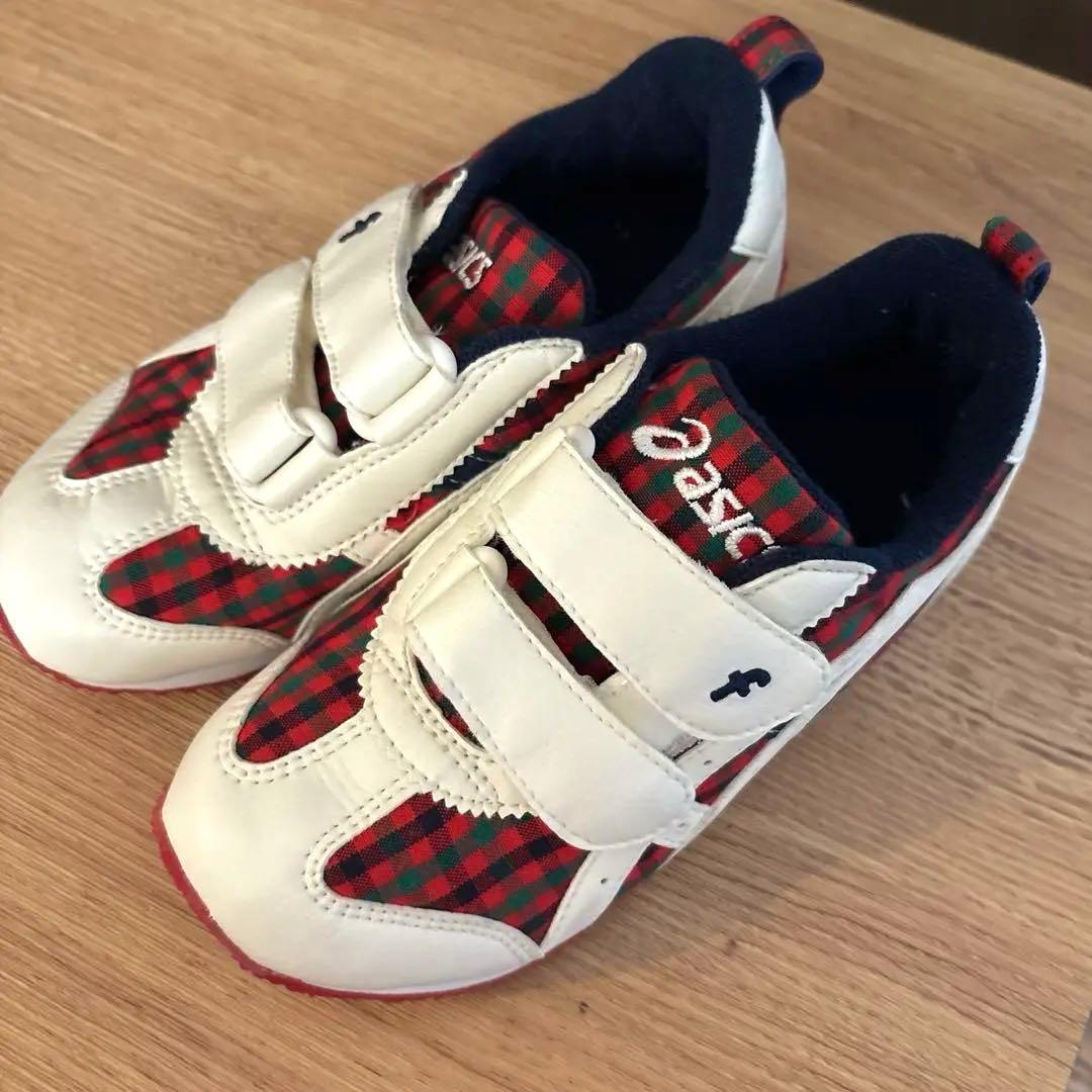 スニーカー アシックス × familiar 17.5cm