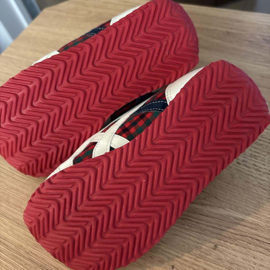 スニーカー アシックス × familiar 17.5cm