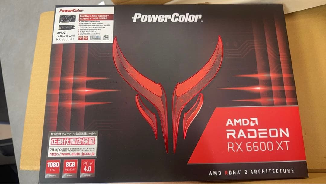 新品　未使用　AMD Radeon RX 6600XT 8GB