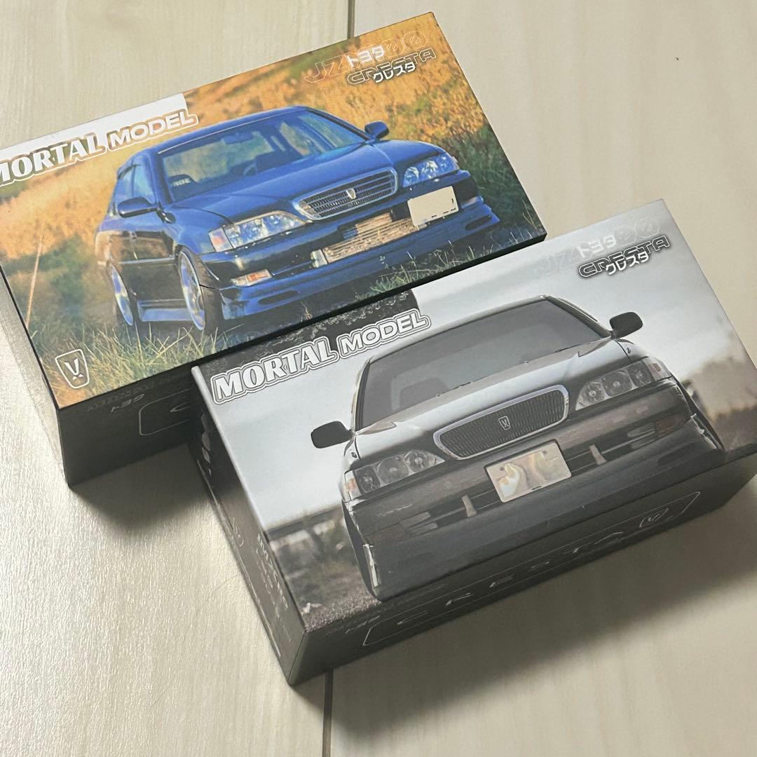 mortal model トヨタ クレスタ ブルー ブラック 2台セット