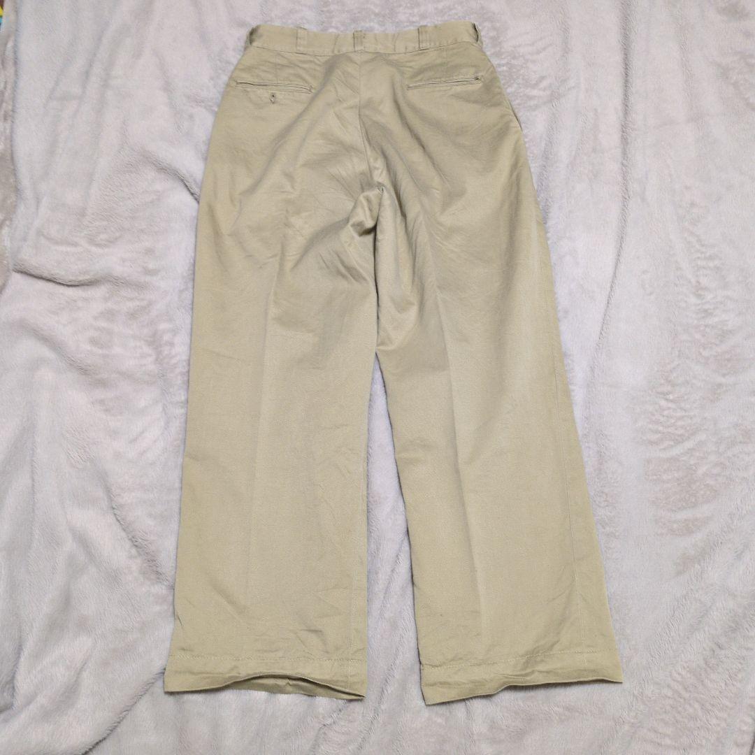 【米軍実物】60s US ARMY チノパン トラウザーズ RAPIDジップ