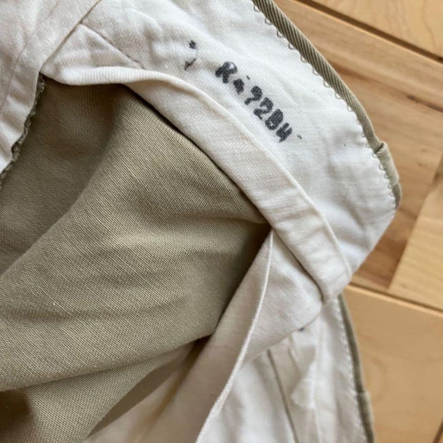 【米軍実物】60s US ARMY チノパン トラウザーズ RAPIDジップ