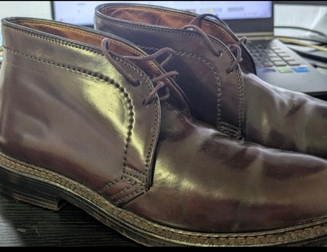 一月限定割引！オールデン バーガンディ1339チャッカブーツ6.2/1