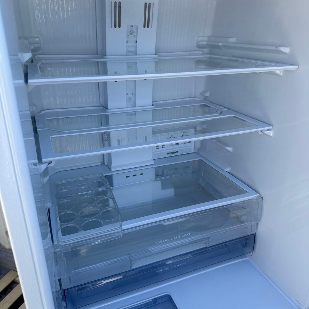 MITSUBISHI 2018年製 3ドア冷蔵庫330L 右開き パールホワイト