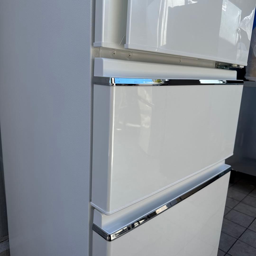 MITSUBISHI 2018年製 3ドア冷蔵庫330L 右開き パールホワイト