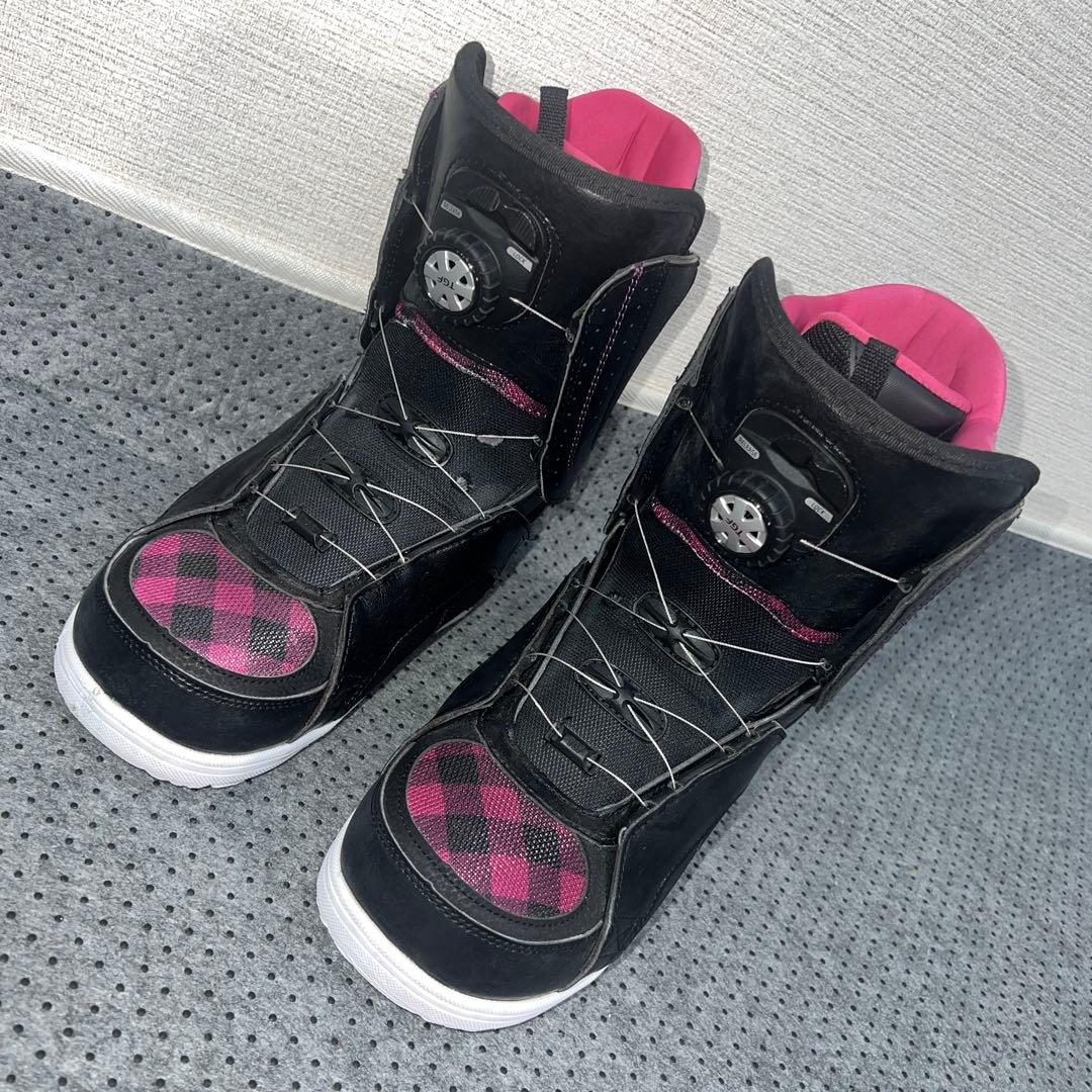 5回使用 24.5cm KISSMARK TGF ダイヤル スノーボードブーツ