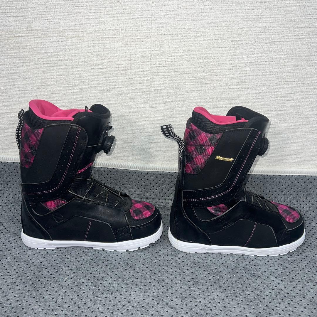 5回使用 24.5cm KISSMARK TGF ダイヤル スノーボードブーツ