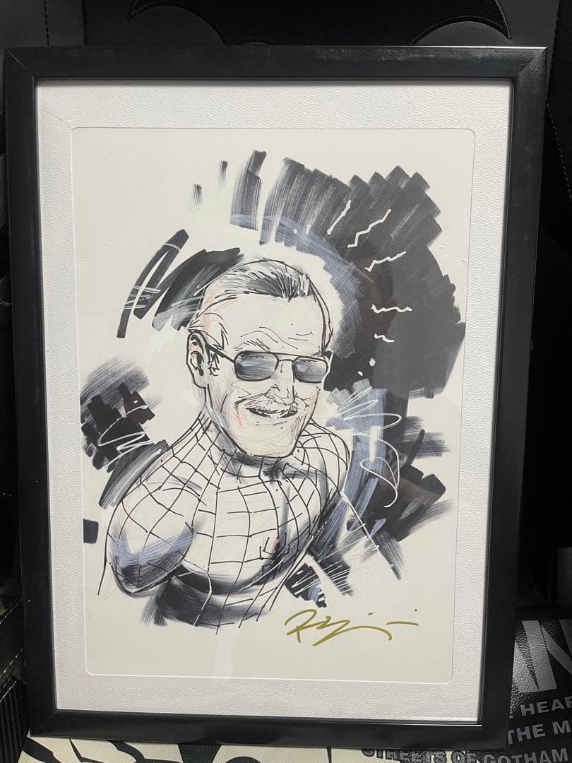 イラスト Stan Lee by Ryan Benjamin