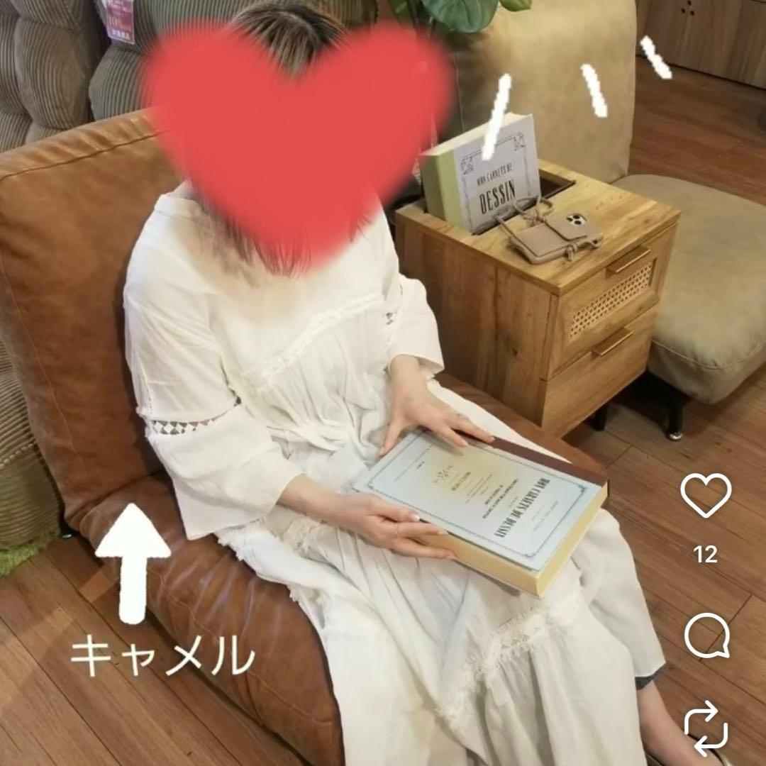 【美品】ソファ リクライニング　レザー調　1人掛け　スチールレッグソファ