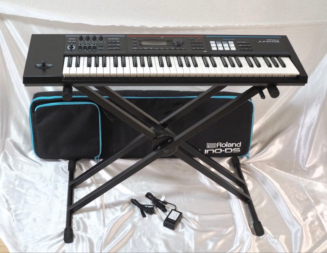 Roland JUNO-DS シンセサイザー 61鍵 ソフトケース スタンド