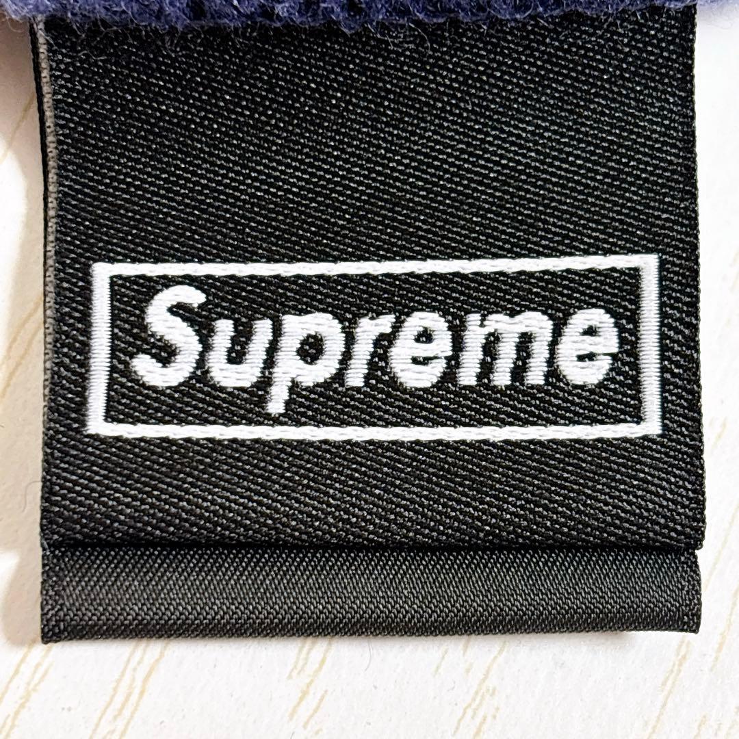 Supreme NEW ERA ニット帽　ビーニー　Sロゴ ネイビー　紺