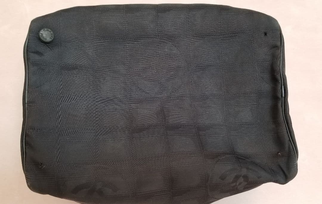 CHANEL ニュートラベルライン ハンドバッグ ポーチ ブラック