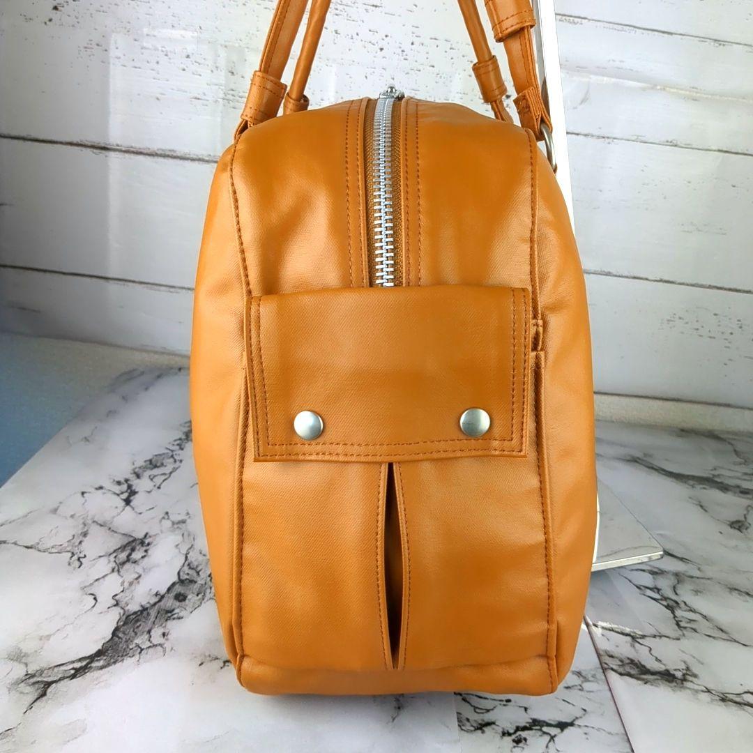 【未使用級】ポーター☆A4　フリースタイル　キャメル　ミニボストン　旅行