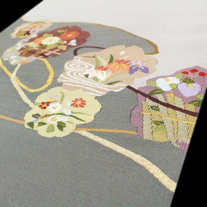 特選の逸品【爪掻き 本綴れ】　フォーマル～カジュアルまで…　開き名古屋帯・京袋帯