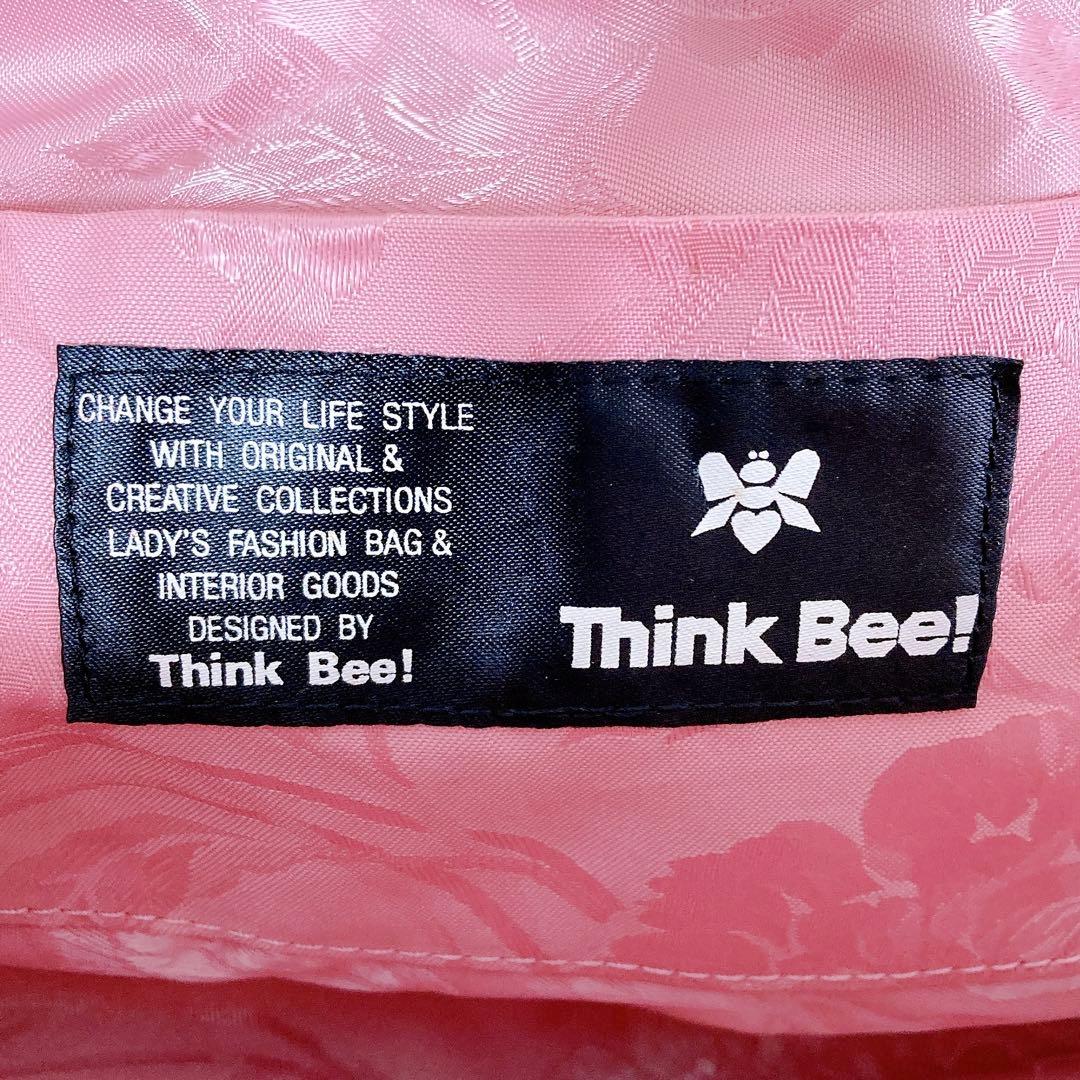 【新品タグ付】Think Beeシンクビー　ビーズ 2wayバッグ　ゴブラン織り