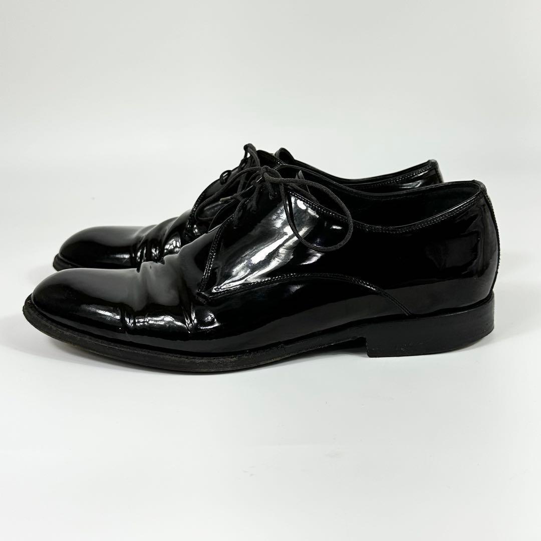 Dior HOMME エナメル レザー ブラック シューズ 39 パテント