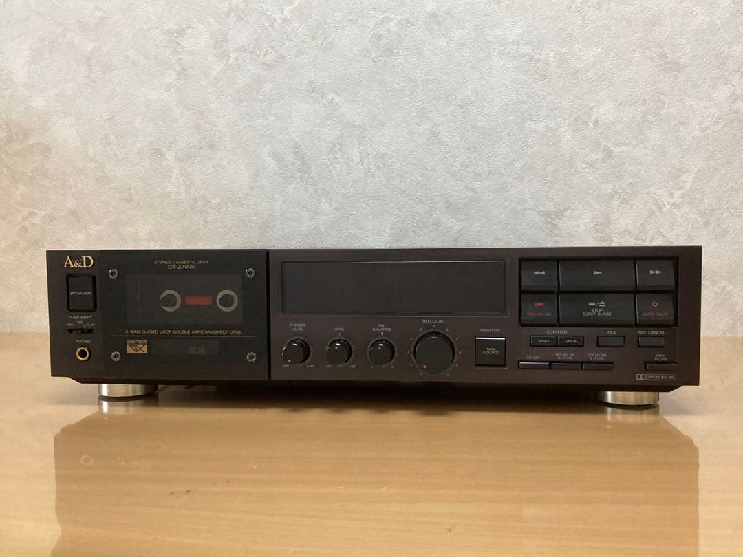 A&D GX-Z7000 ３ヘッド カセットデッキ 高級機 動作品