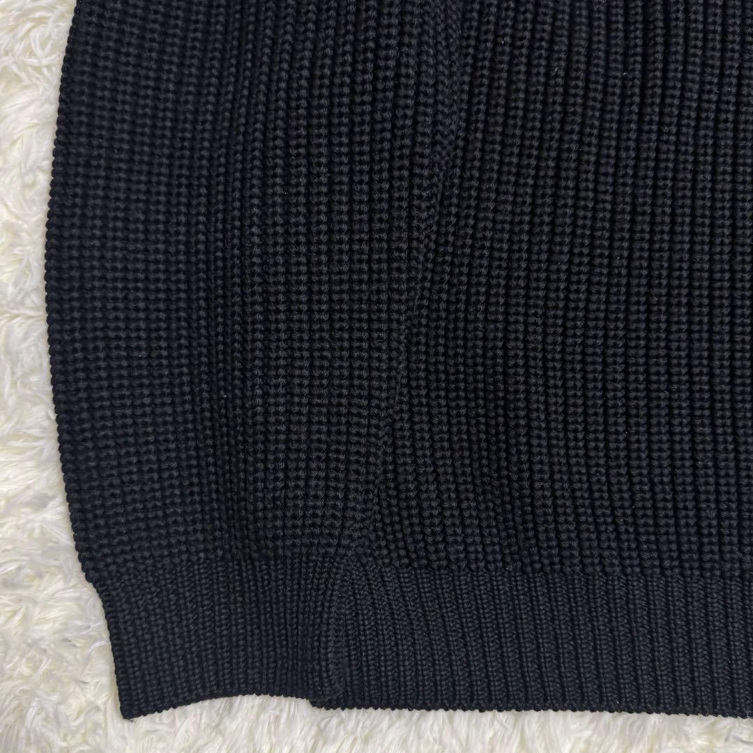 バトナー BATONER シグネチャー クルーネック ニット ブラック Mサイズ