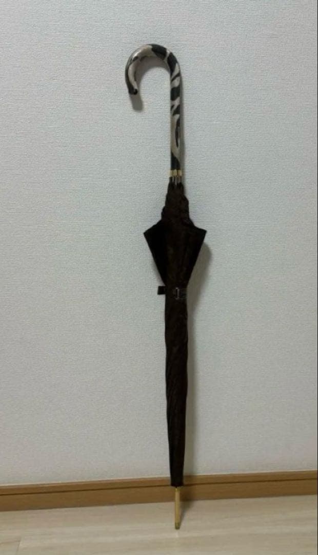 FENDI ズッカ柄 長傘 ブラウン　ムーンバット製　雨傘