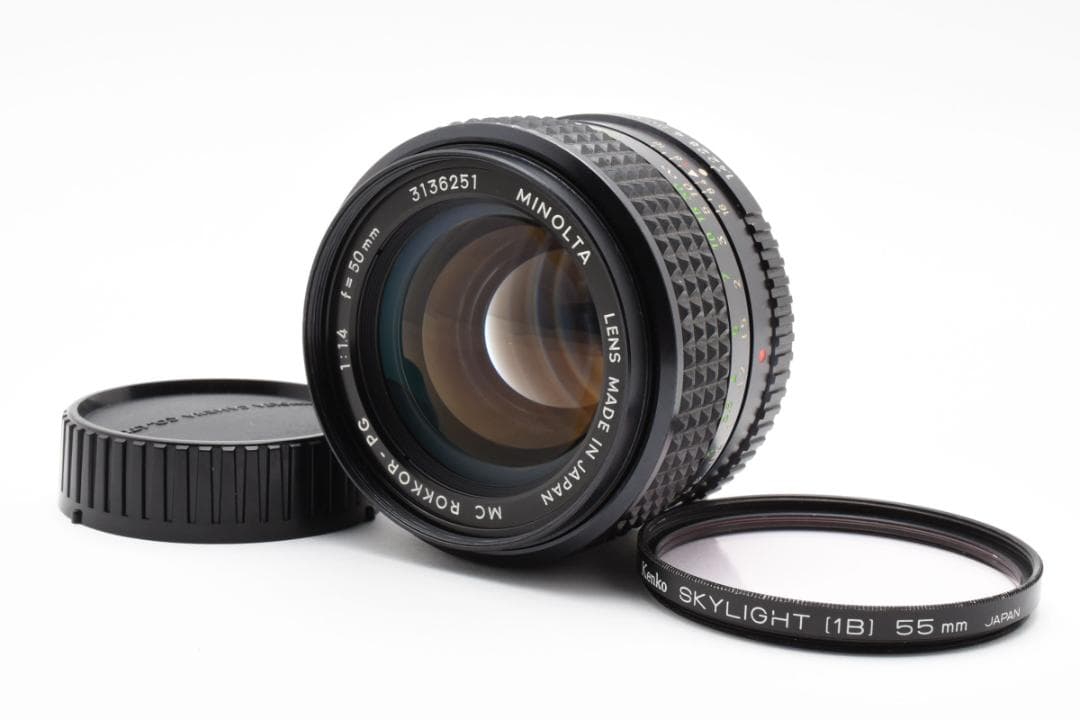MINOLTA MC Rokkor-PG 50mm f/1.4 単焦点レンズ