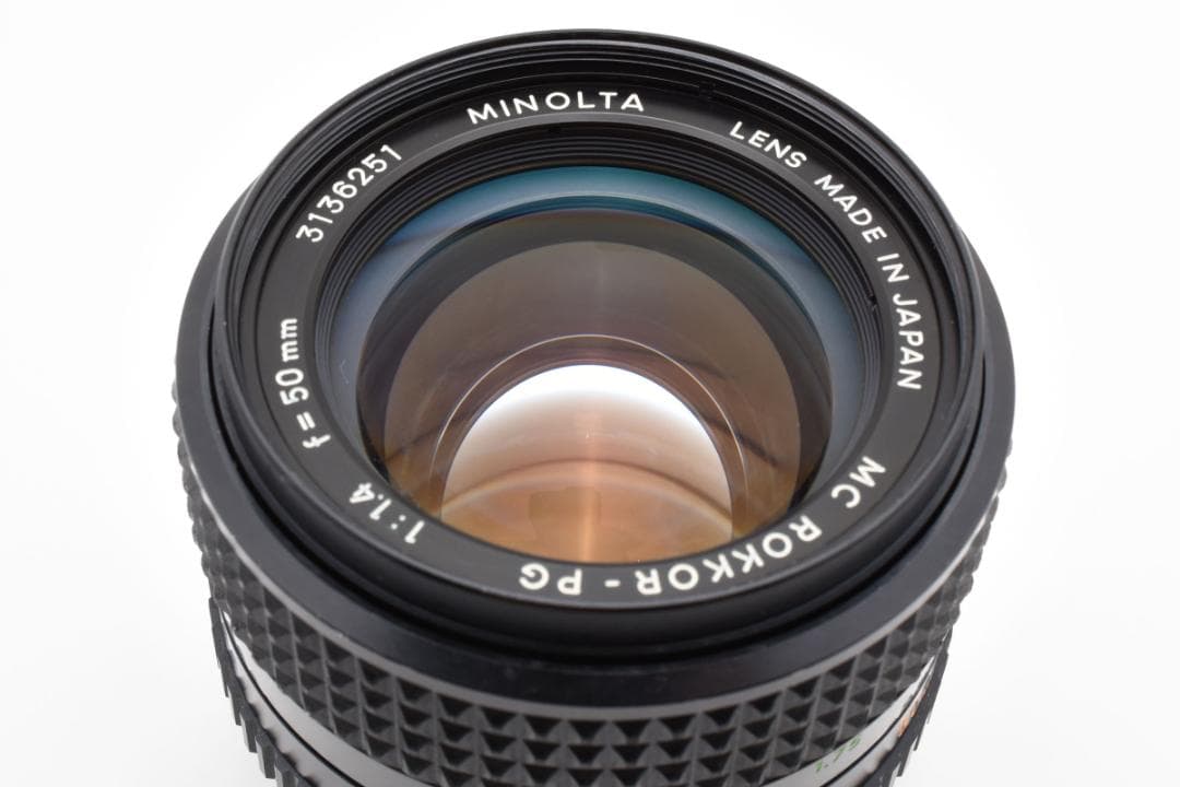 MINOLTA MC Rokkor-PG 50mm f/1.4 単焦点レンズ