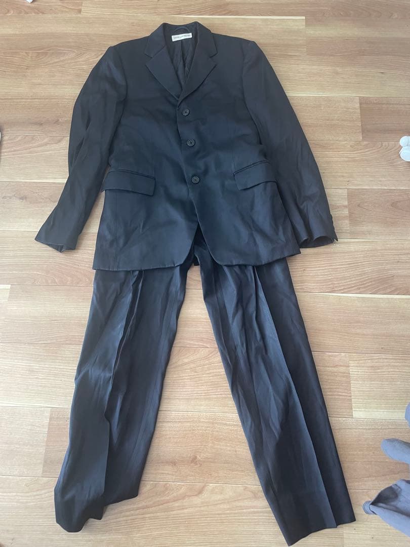 dries van noten ネイビースーツ