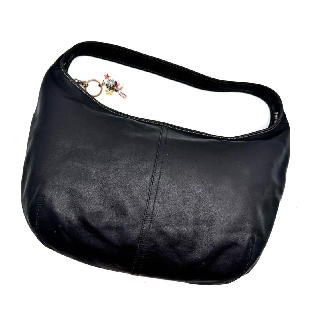 バッグ coach rare hobo leather signature bag