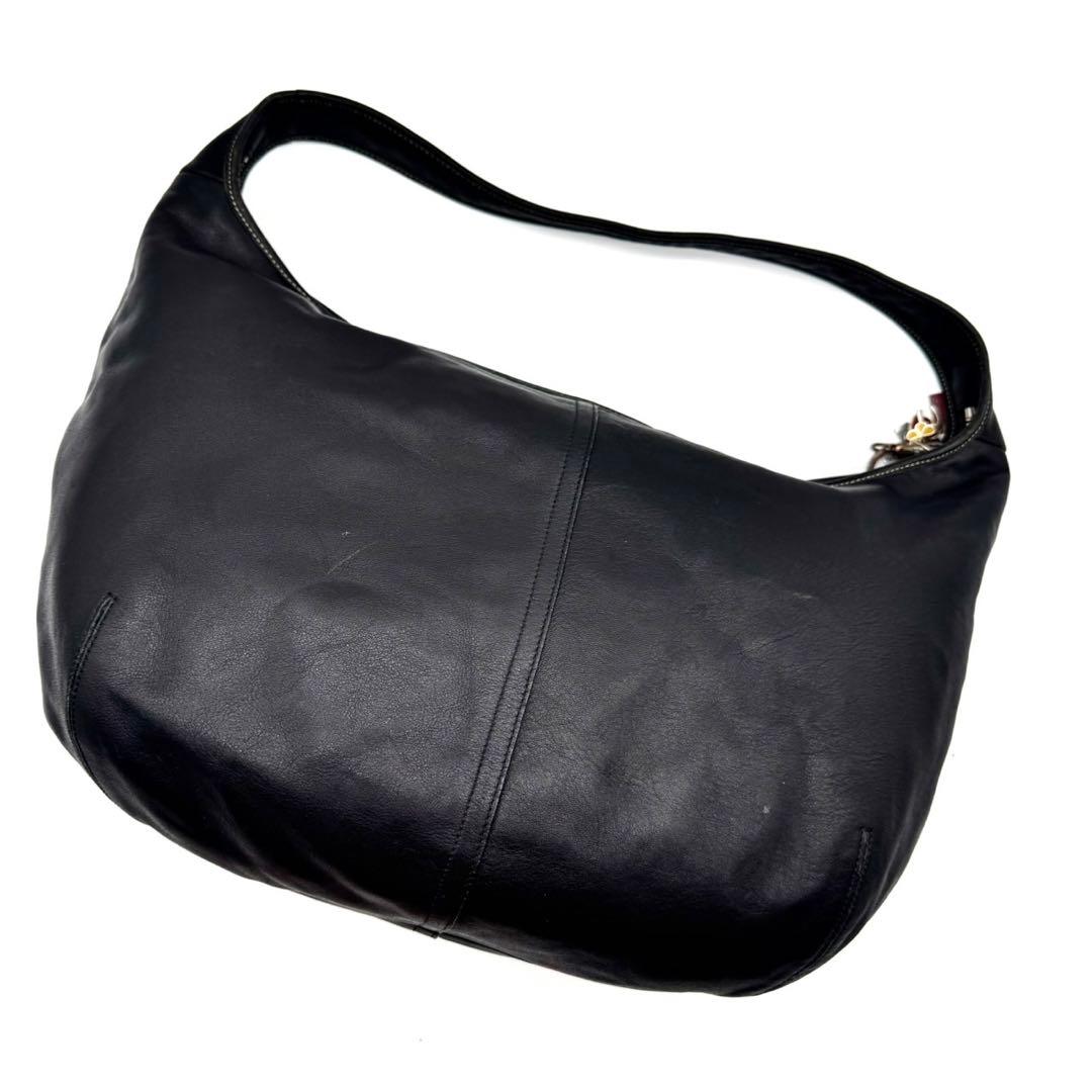 バッグ coach rare hobo leather signature bag