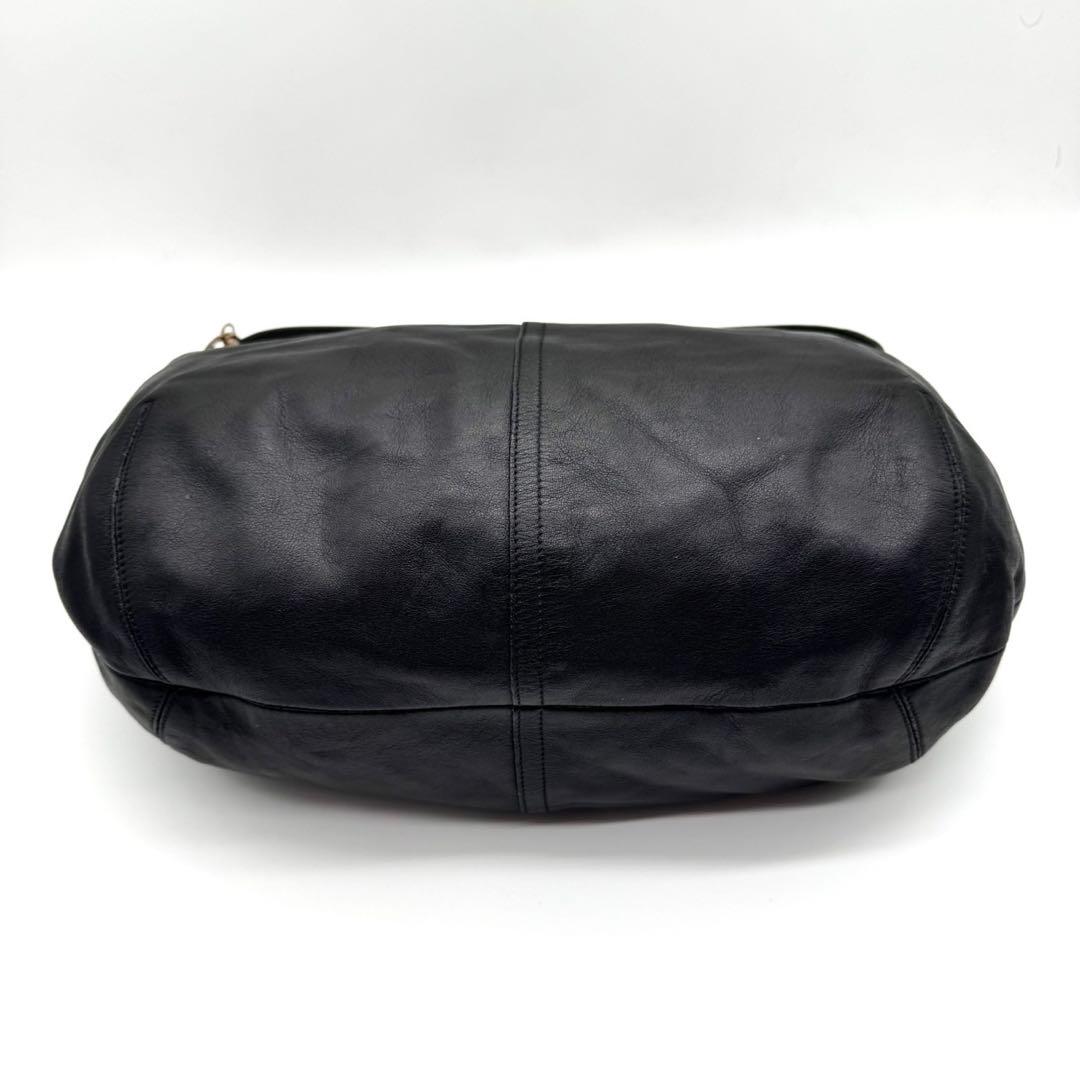 バッグ coach rare hobo leather signature bag