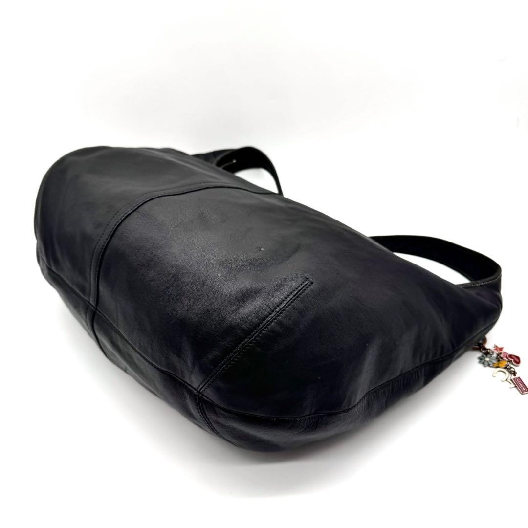 バッグ coach rare hobo leather signature bag