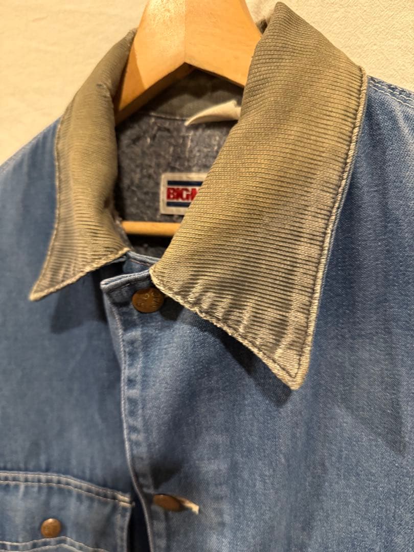 70s BIG MAC カバーオール ブランケット裏地　フェード