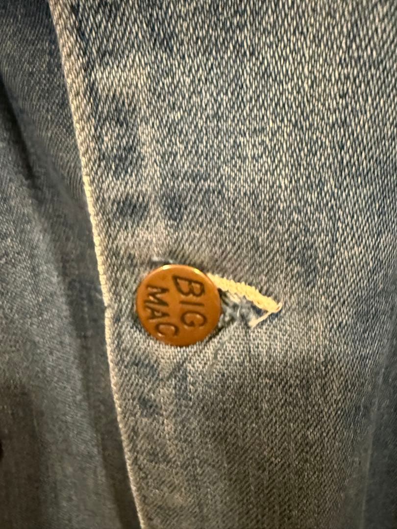 70s BIG MAC カバーオール ブランケット裏地　フェード