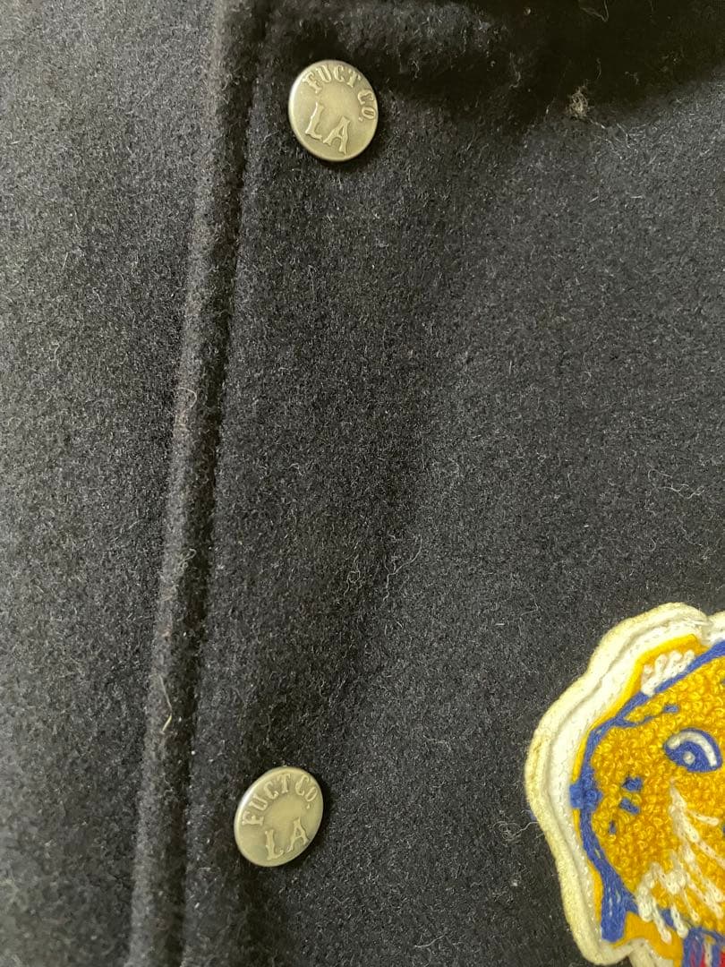 FUCT スタジャン 袖 牛革 XXL