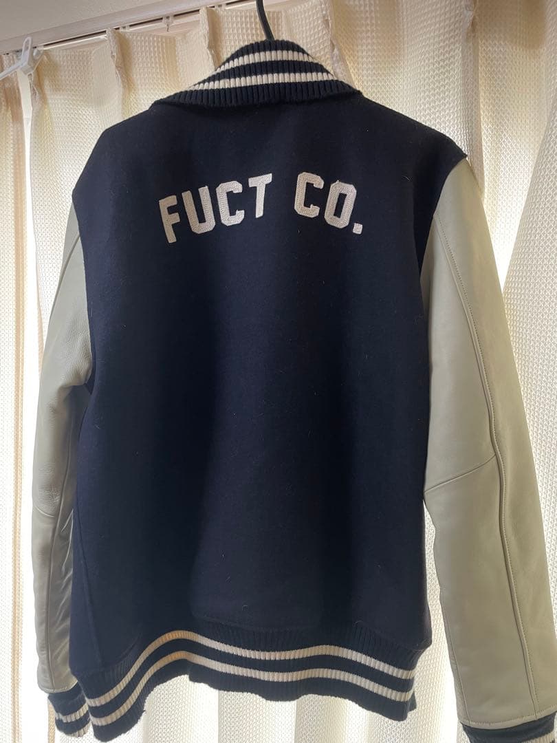 FUCT スタジャン 袖 牛革 XXL