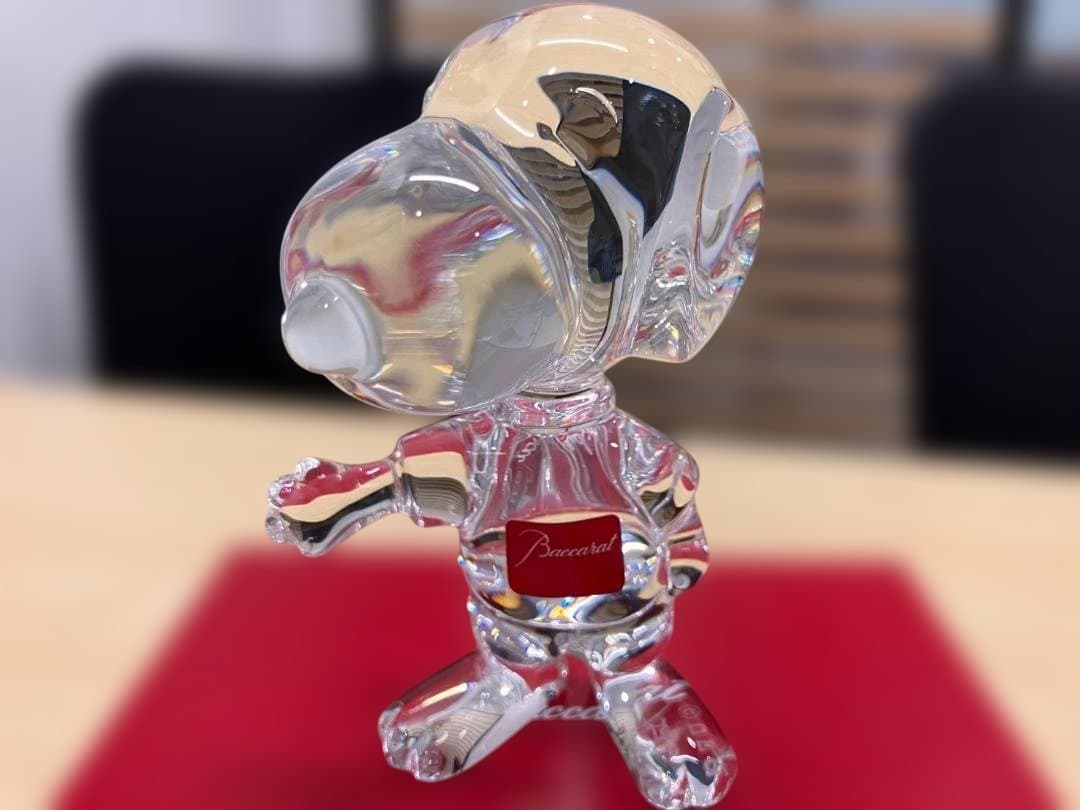 渢*様 超美品です！！　Baccarat　バカラ　スヌーピー　箱あり　オブジェ