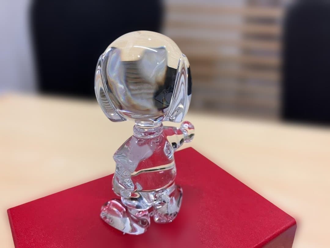 渢*様 超美品です！！　Baccarat　バカラ　スヌーピー　箱あり　オブジェ