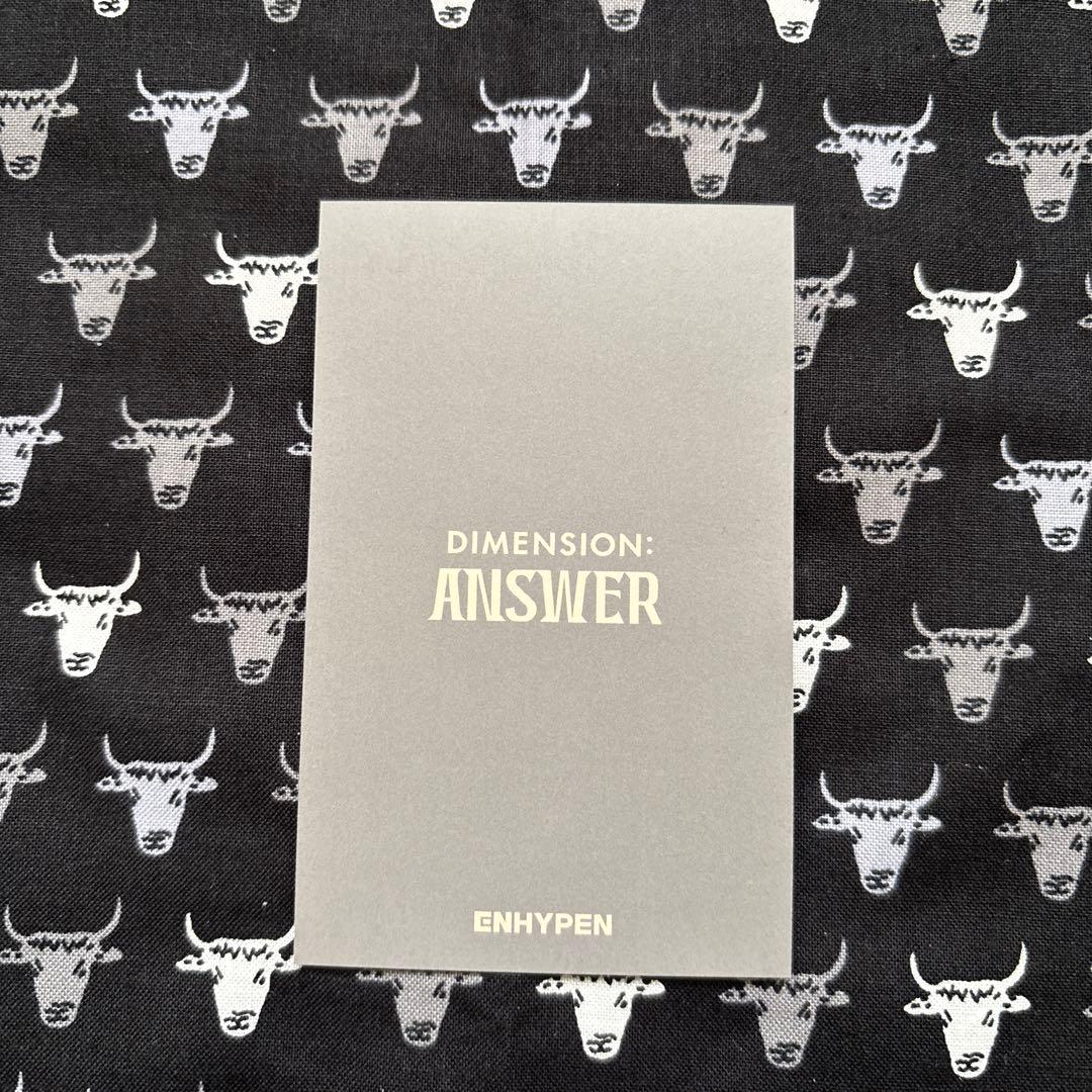 ENHYPEN ANSWER ニキ　ラキドロトレカ