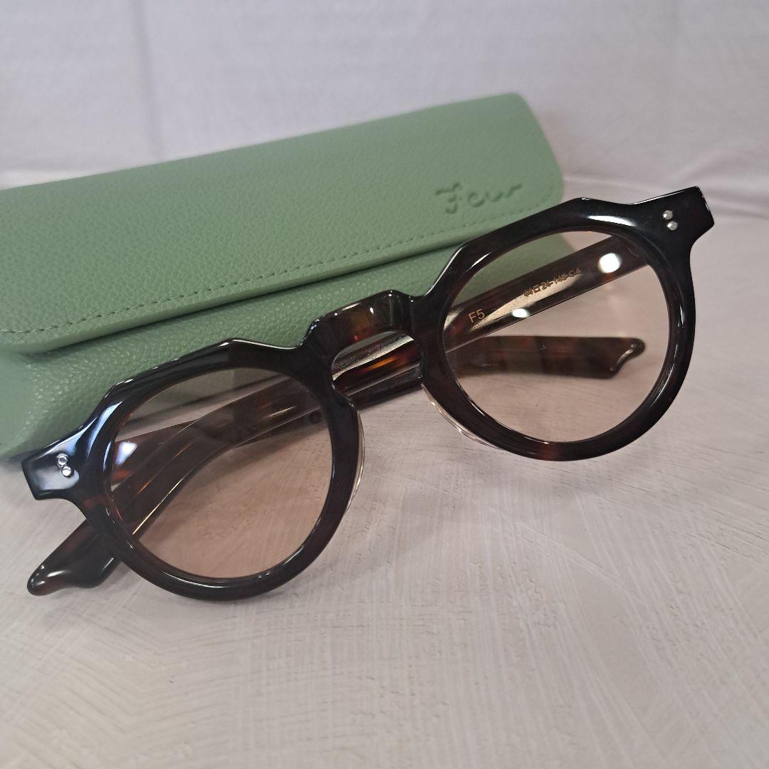 Few by NEW. F5 サングラス クラウンパント ハバナ　男女兼用