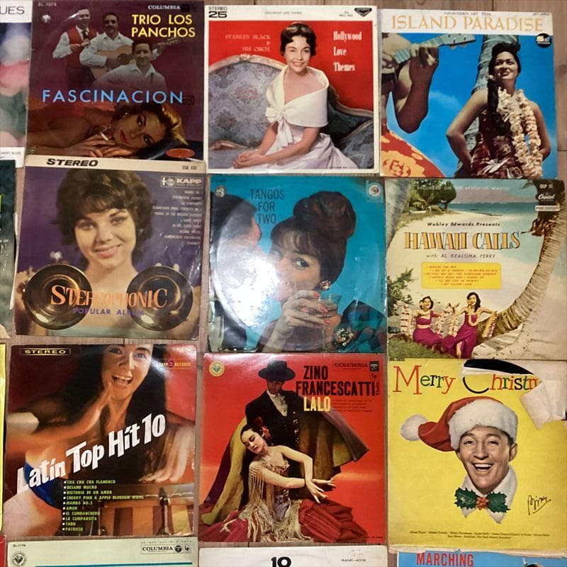 洋楽　10インチ【１箱】大量　RF0221-5　レコード　ムード　オールディーズ