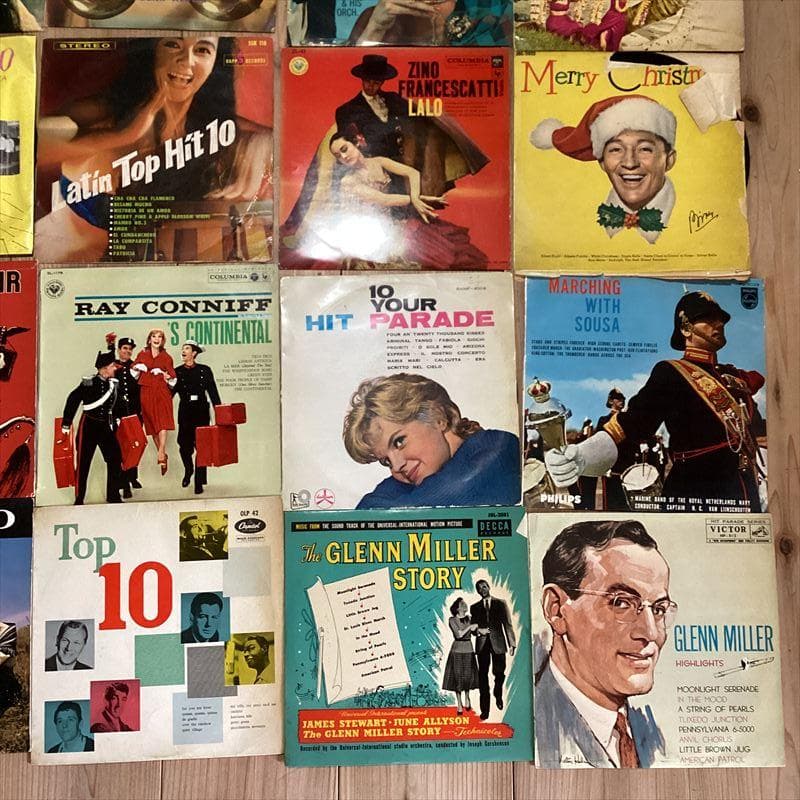 洋楽　10インチ【１箱】大量　RF0221-5　レコード　ムード　オールディーズ