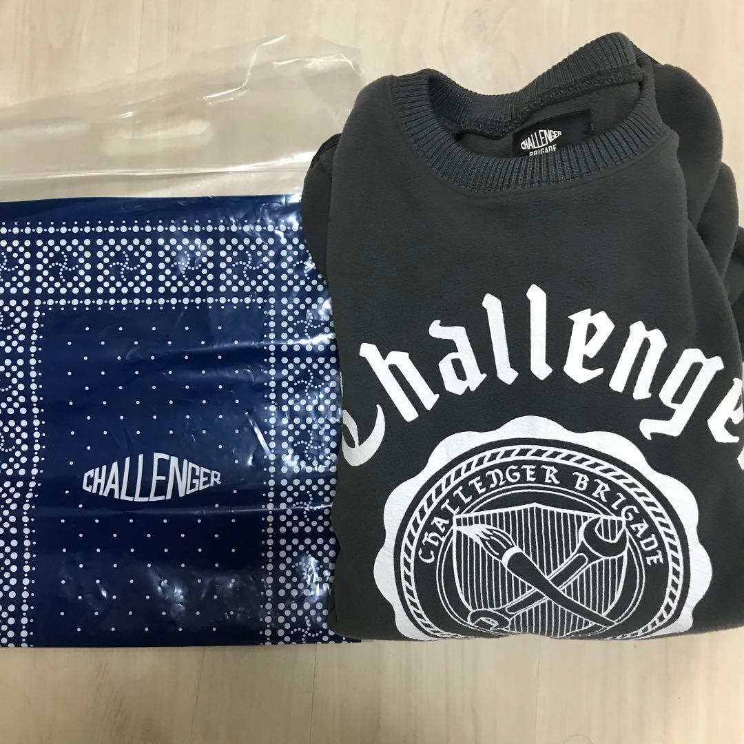 M【CHALLENGER】COLLEGE FLEECE／