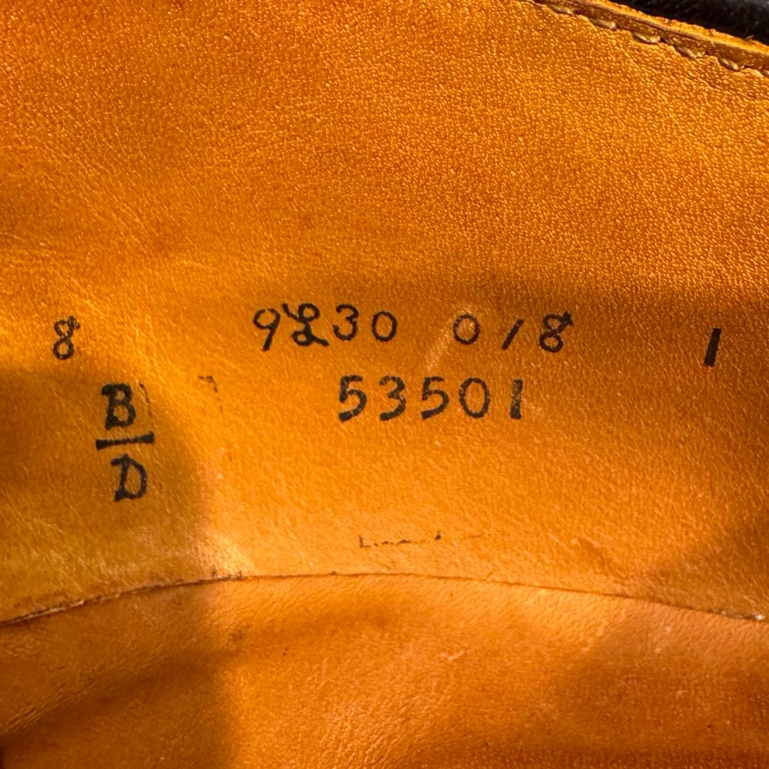 Alden 53501 8D シェルコードバン バーガンディ モディファイド