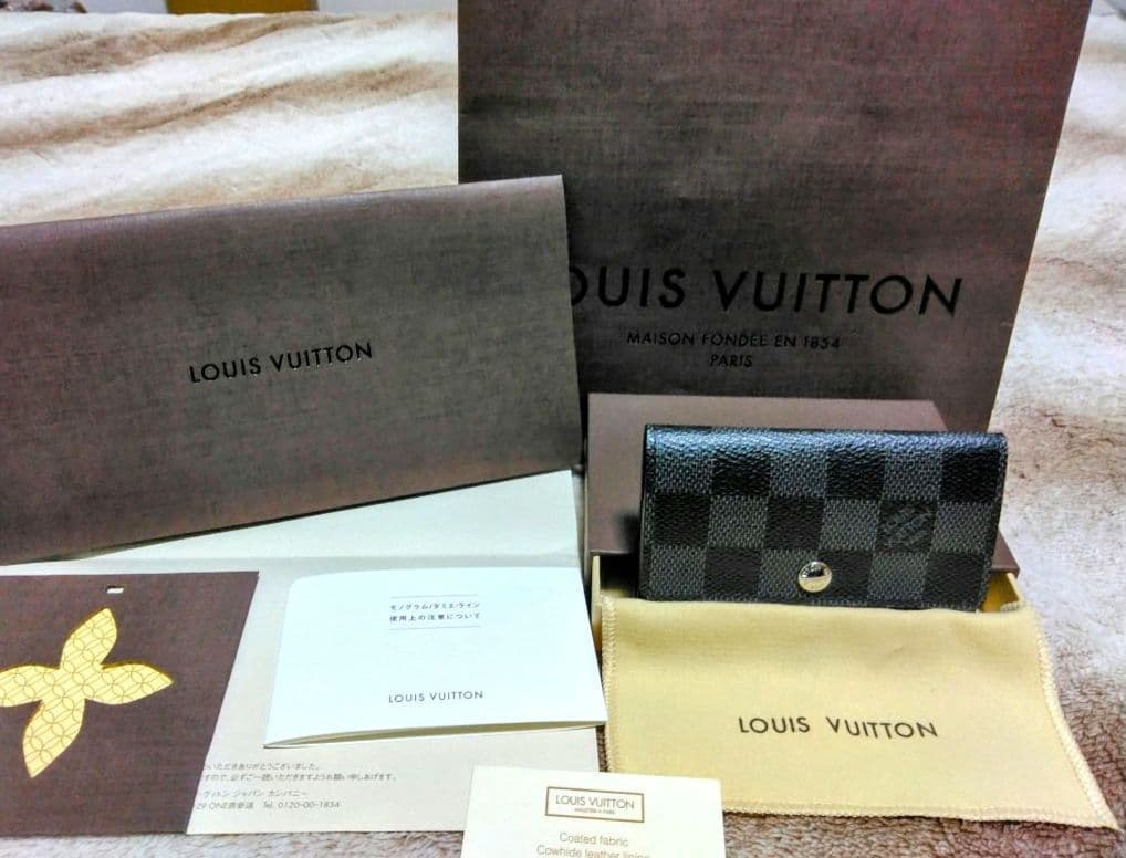 73%OFF✨LOUIS VUITTON ダミエ 6連キーケース 付属品付き