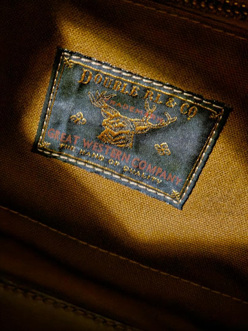 RRL★手織りジャカード オーバーナイトバッグ