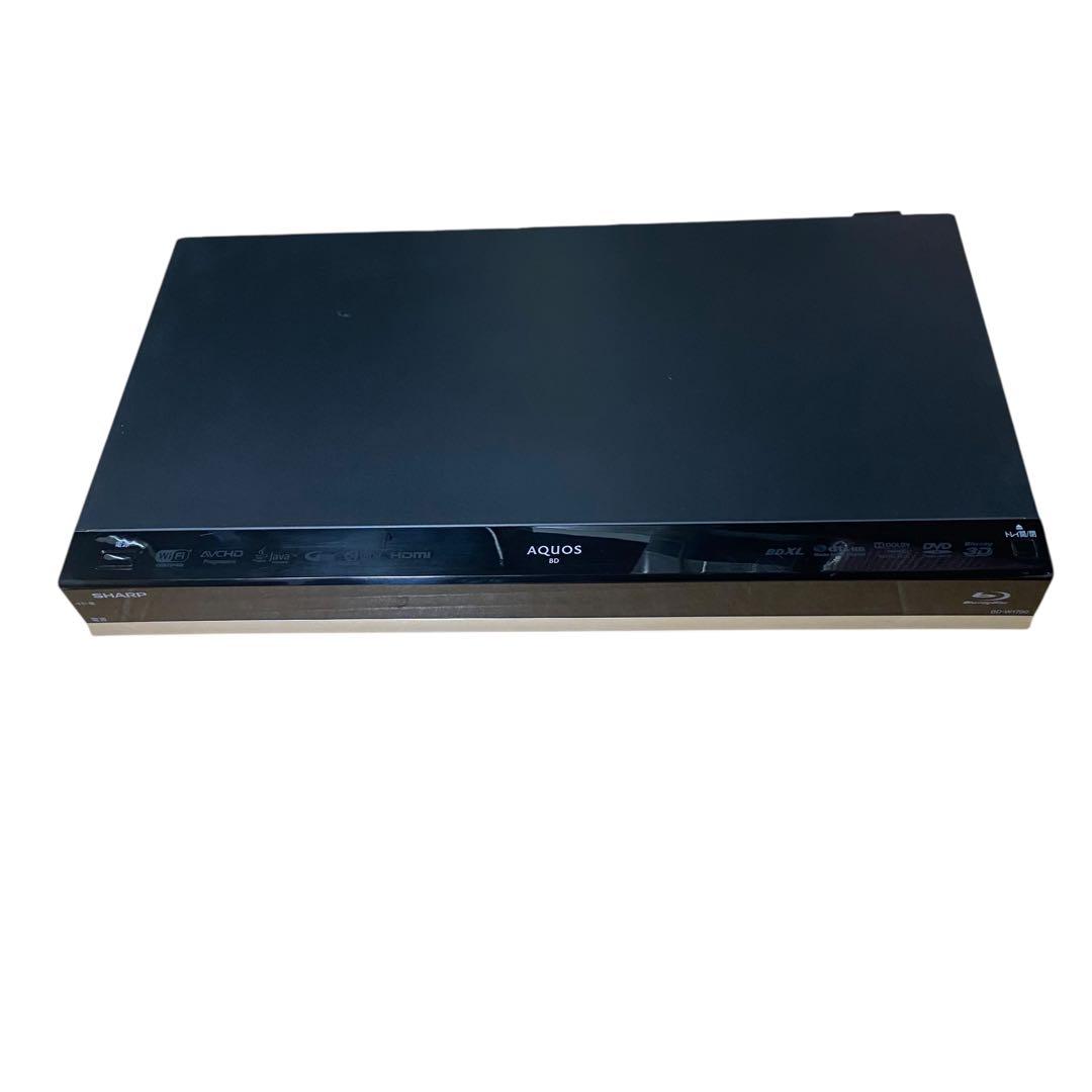 【美品】SHARP BD-W1700 1TB ブルーレイレコーダー　純正リモコン