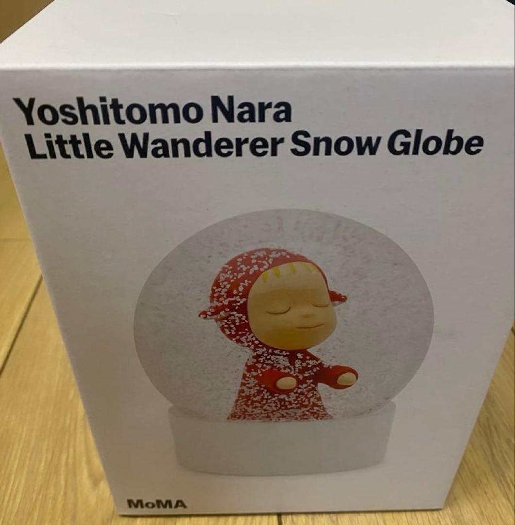 【新品】 奈良美智 スノードーム レッド Little Wanderer