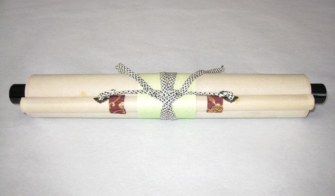 【真筆】茶掛け　柳緑花紅◆大徳寺派 宗鏡寺 前大徳 雪尾要道　共箱・タトウ箱付