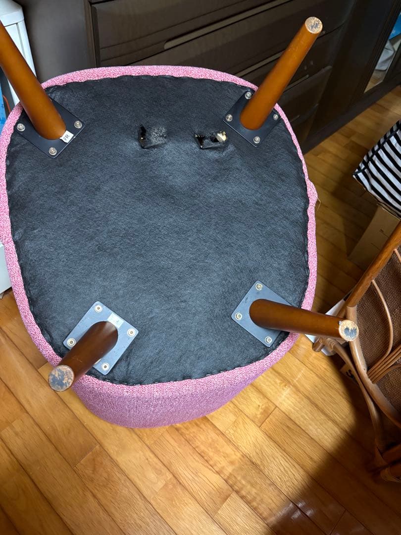 unico SOPHIE ピンク1人掛けソファ