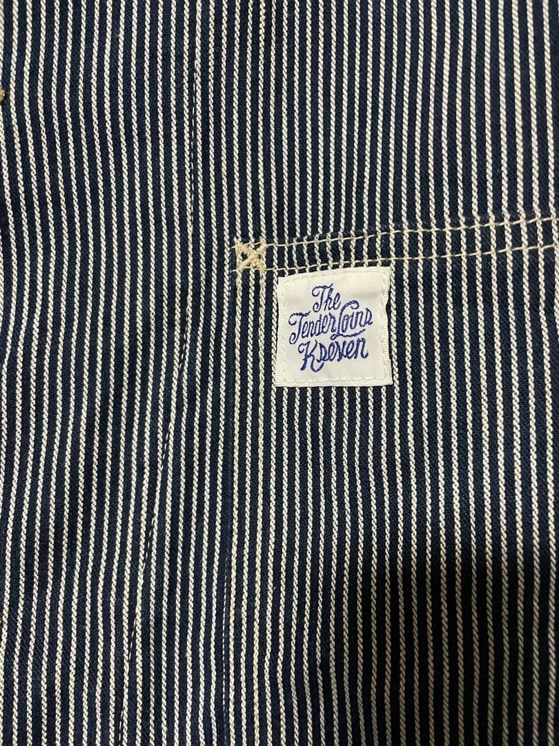 テンダーロイン tenderloin ヒッコリーカバーオール M