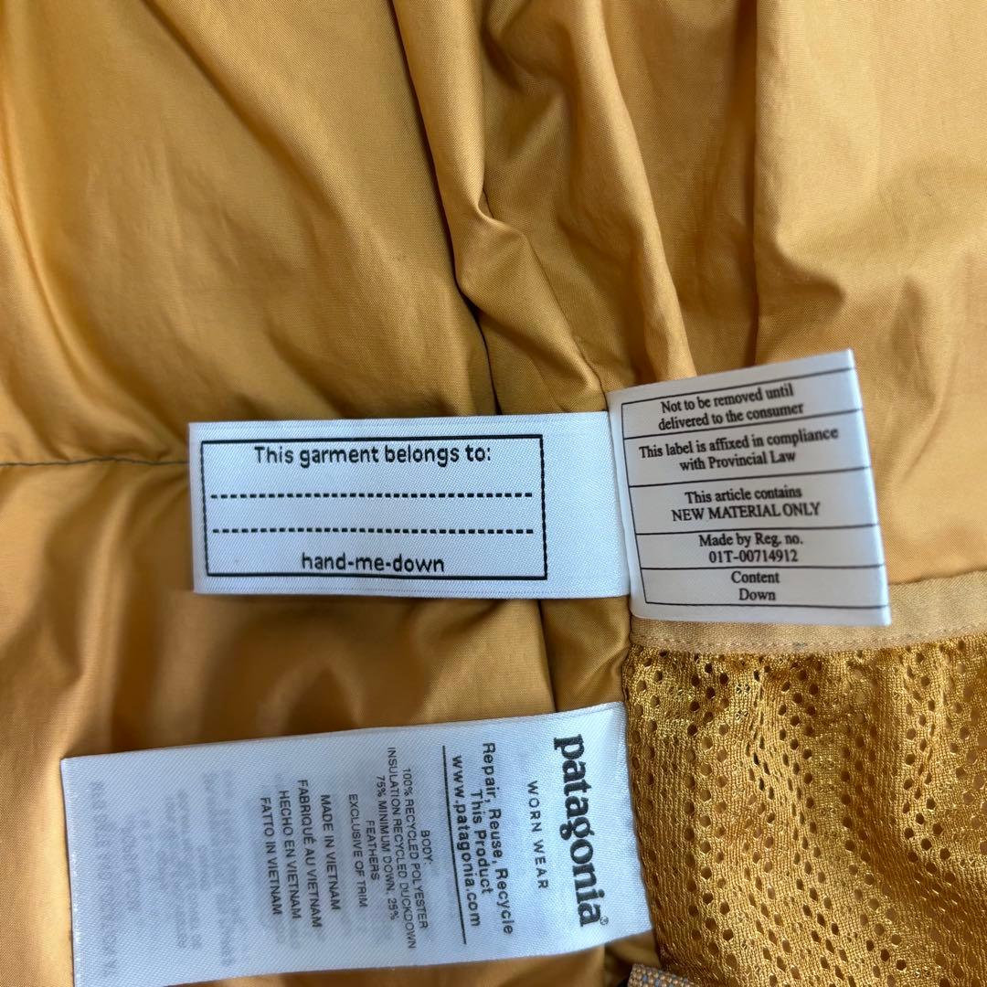 【人気カラー】パタゴニア ダウンジャケット ダウンコート ツートン キッズ M